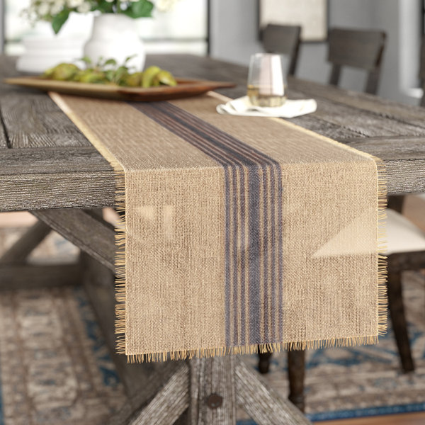 Gracie Oaks Remy Jute Table Runner & Reviews Wayfair